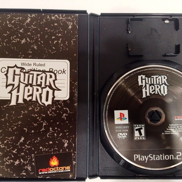 Ps2 Playstation 2 II Guitar Hero Controller Bundle 4 Games, Strap and Poster - Picture 2 of 15